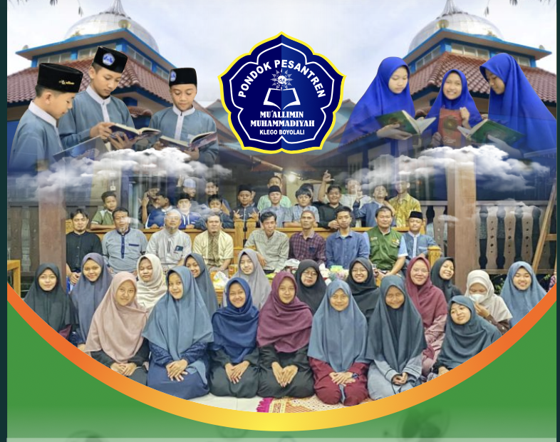 Santri Pondok Pesantren Mu'allimin Muhammadiyah Klego sedang belajar